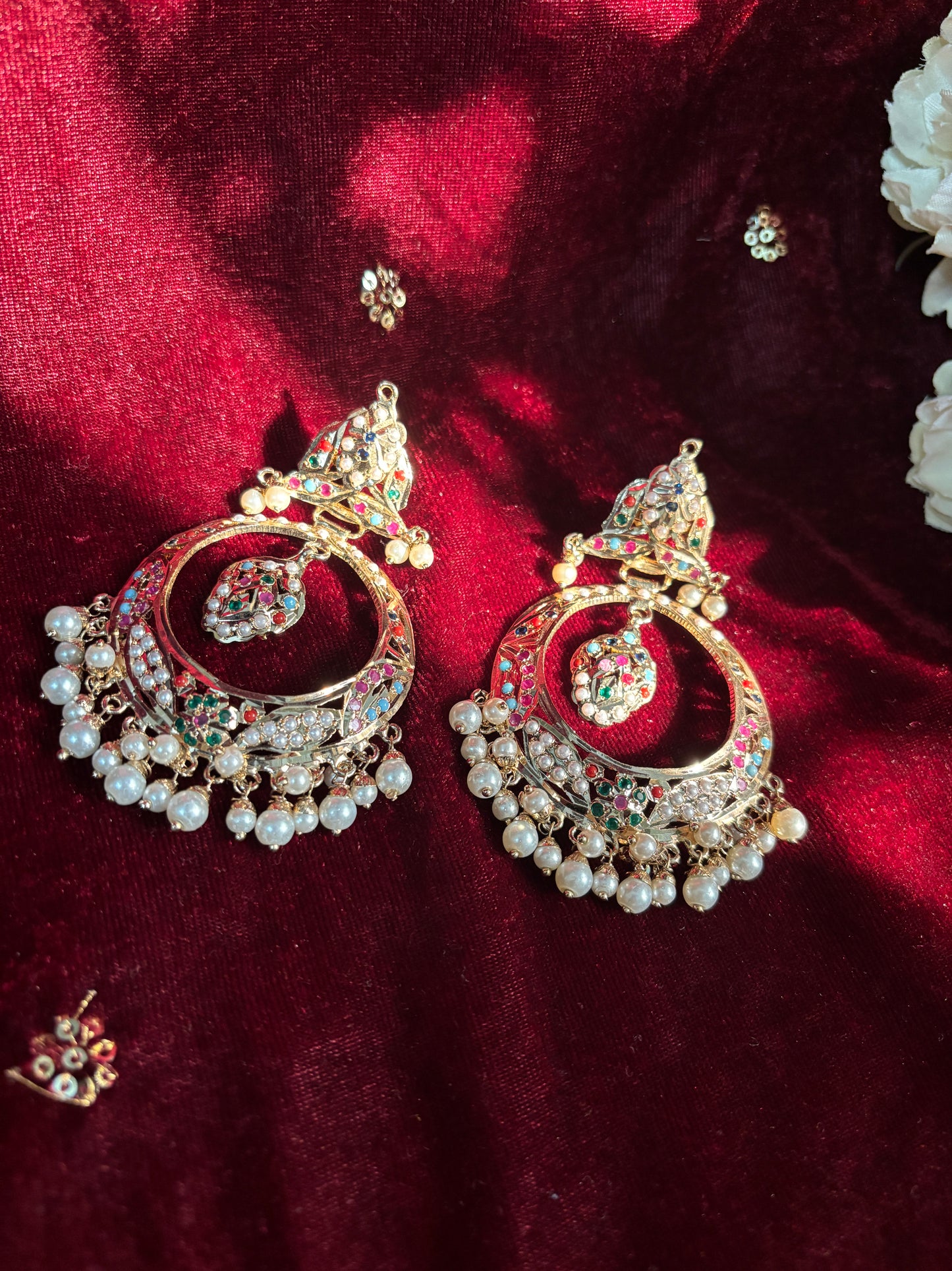 Mehr Jadau Earrings