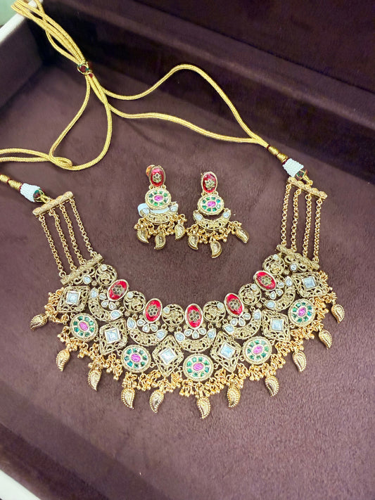Mrinalini Earring & Necklace Set