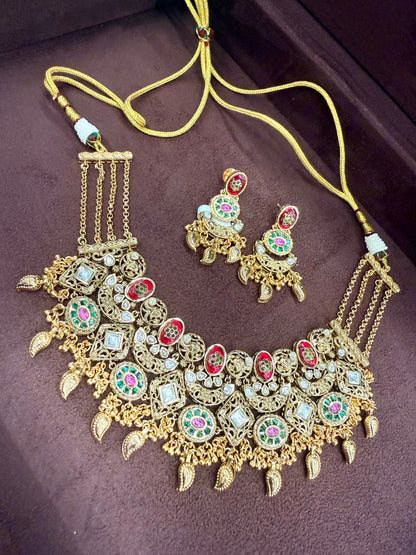 Mrinalini Earring & Necklace Set