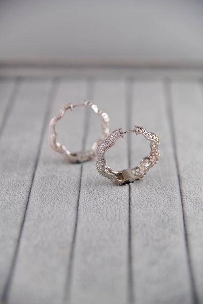 Nia Hoop Earrings
