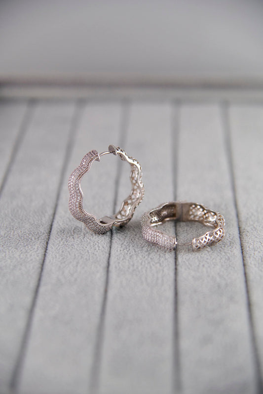 Nia Hoop Earrings